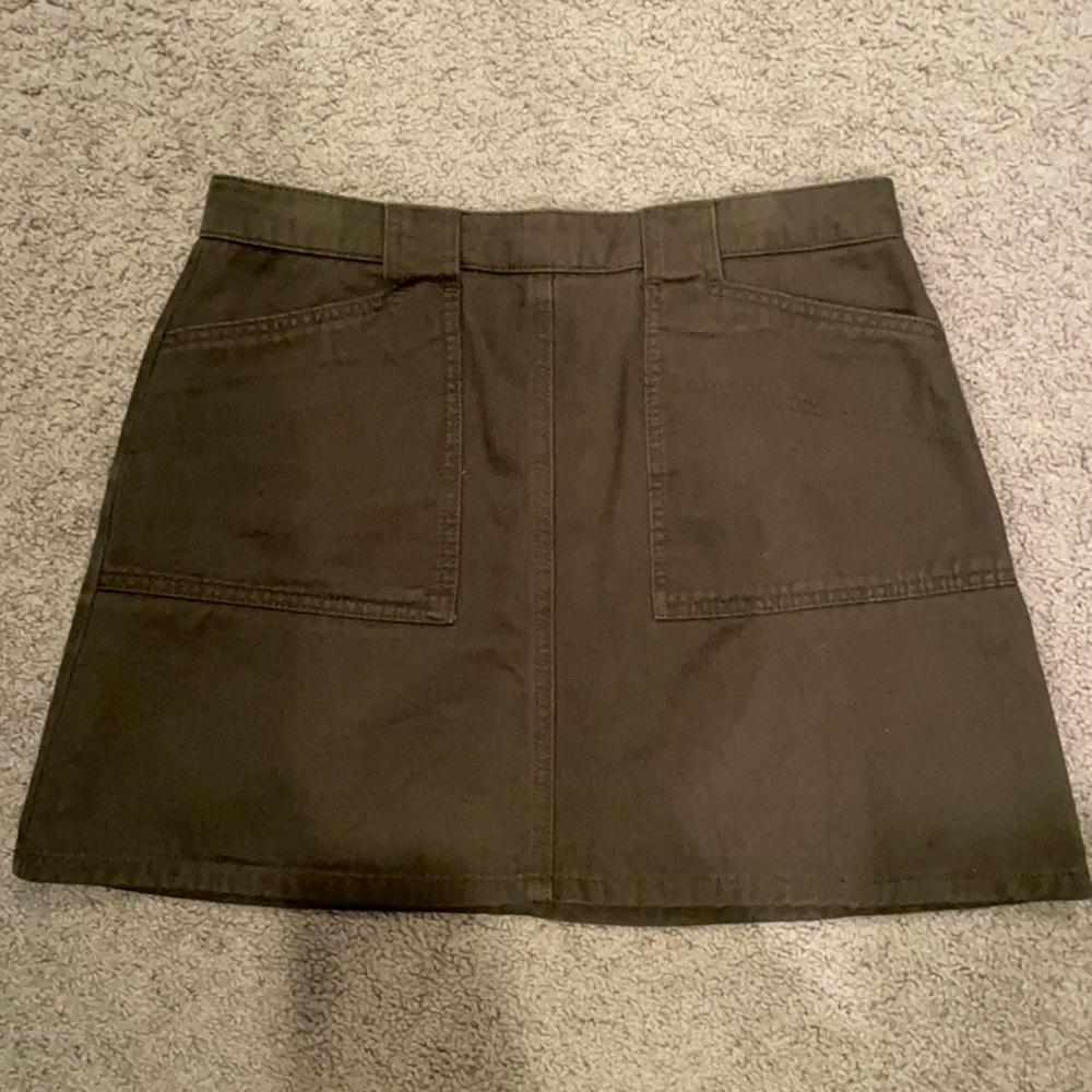 Dark green skirt